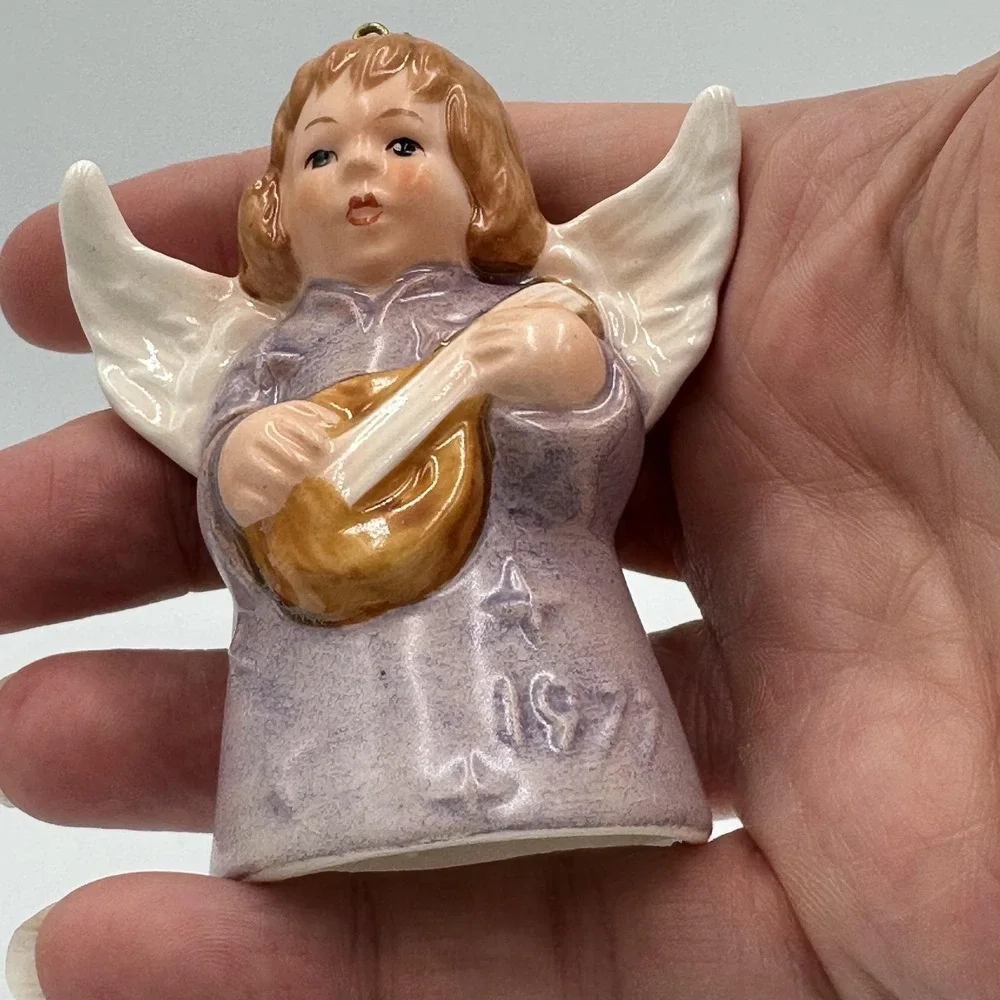Vintage 1977 Goebel Christmas Angel Ornament‎ 2nd Edition Porcelain Germany Box